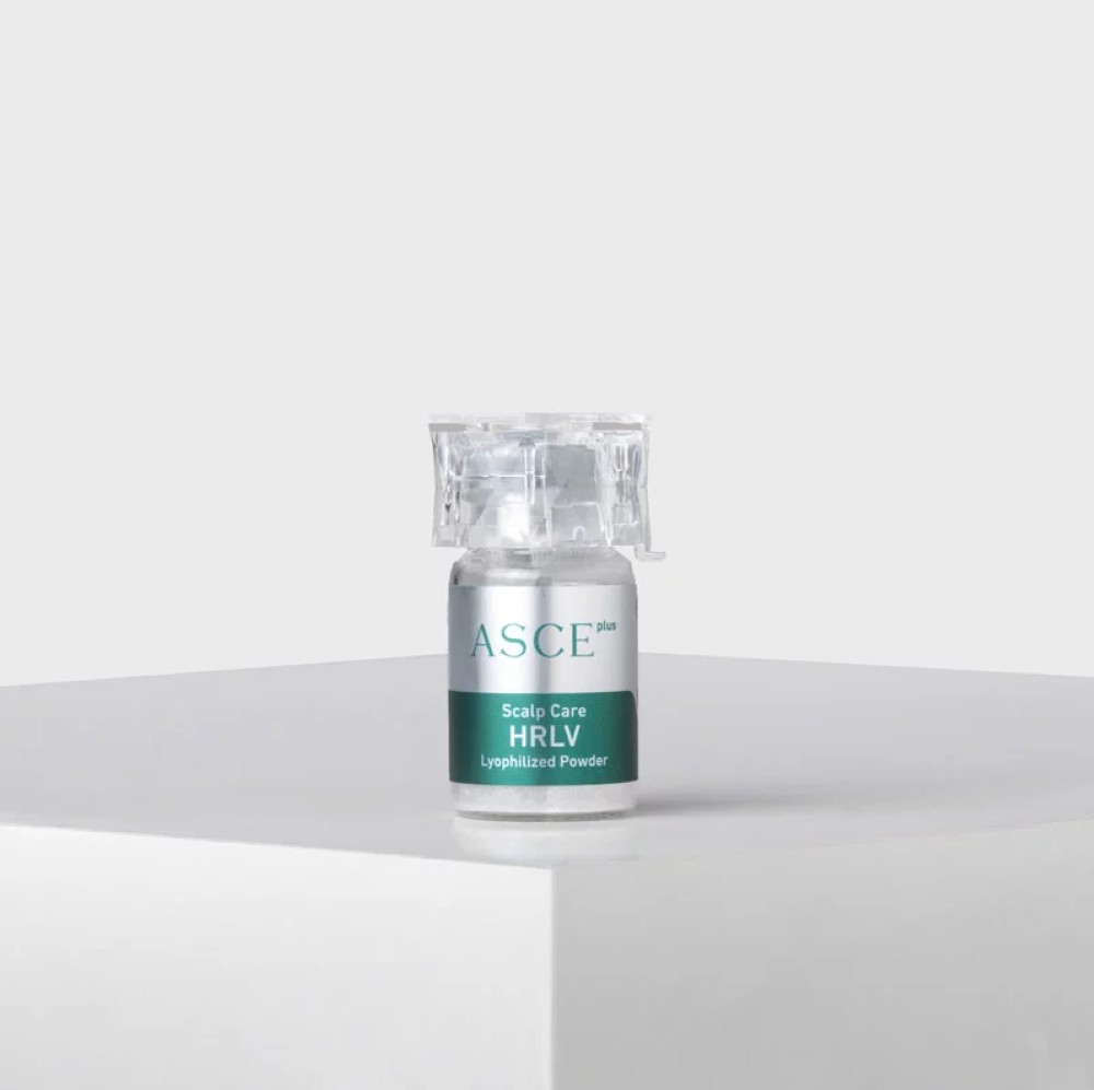 ตัวอย่างผลิตภัณฑ์เอ็กโซโซมสำหรับหนังศีรษะและผมร่วง — ASCE+ HRLV Lyophilized Vial