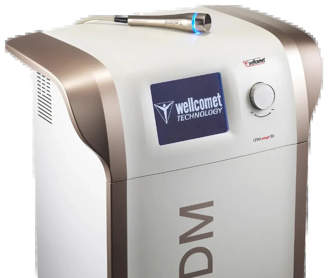 An LDM ultrasound device that keeps vibration frequency and output consistent