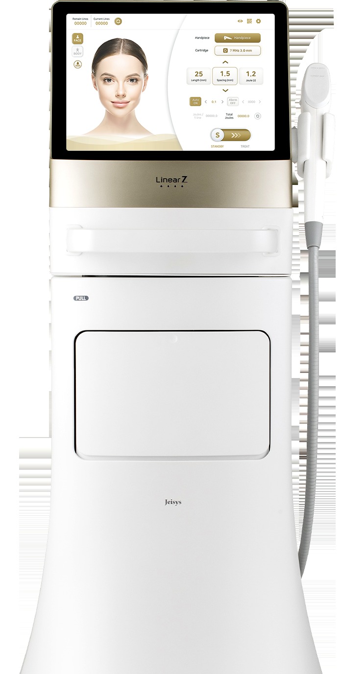 เครื่อง Linear Z ไฮฟู สำหรับยกกระชับใบหน้า